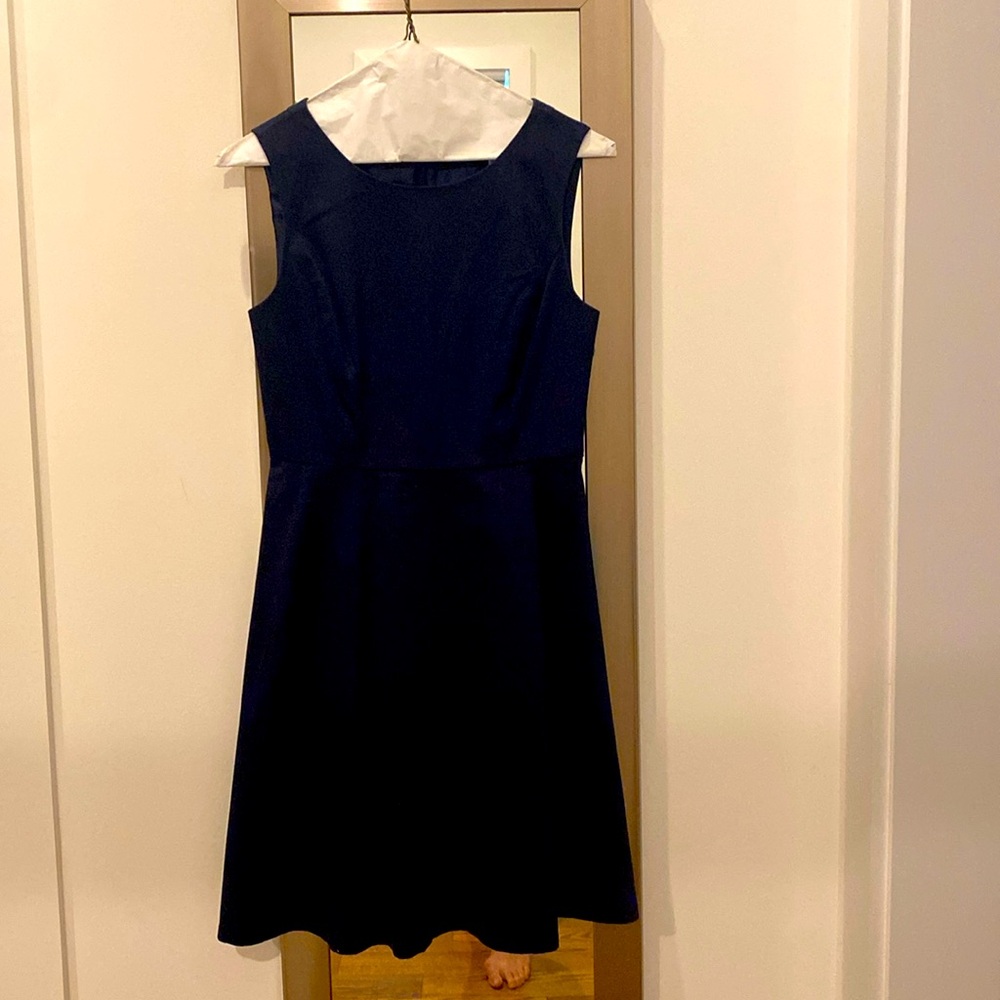 Navy Draper James Size 0 fit n flare dress.